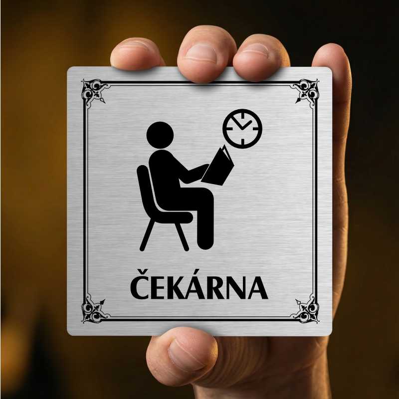 Čekárna, 148x148mm, pergamen, Kansas